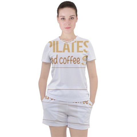 Pilates T-shirtif It Involves Coffee Pilates T-shirt Women s T-shirt And Shorts Set by EnriqueJohnson