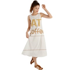 Pilates T-shirtif It Involves Coffee Pilates T-shirt Summer Maxi Dress by EnriqueJohnson