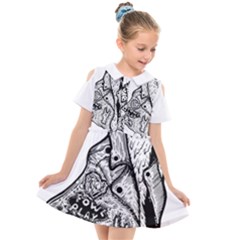 Fowl T- Shirt Fowl Play X Inktober 22 T- Shirt Kids  Short Sleeve Shirt Dress by ZUXUMI