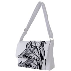 Fowl T- Shirt Fowl Play X Inktober 22 T- Shirt Full Print Messenger Bag (l) by ZUXUMI