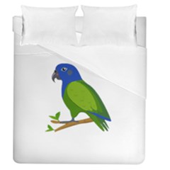 Pionus T-shirtwhite Look Calm Pionus 01 T-shirt Duvet Cover (queen Size) by EnriqueJohnson