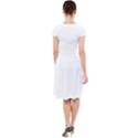 Pionus T-shirtwhite Look Calm Pionus 01 T-shirt Cap Sleeve Midi Dress View2