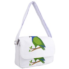 Pionus T-shirtwhite Look Calm Pionus 01 T-shirt Courier Bag by EnriqueJohnson