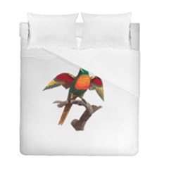 Pionus T-shirtwhite Look Calm Pionus 02 T-shirt Duvet Cover Double Side (full/ Double Size) by EnriqueJohnson