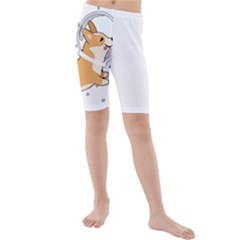 Frawing Space Dog Lover T- Shirt Cool Dog Frawing Space Dog Lover T- Shirt Kids  Mid Length Swim Shorts