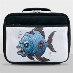 Piranha T-shirtwhite Look Calm Piranha 09 T-shirt Lunch Bag by EnriqueJohnson