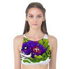 Piranha T-shirtwhite Look Calm Piranha 27 T-shirt Tank Bikini Top by EnriqueJohnson