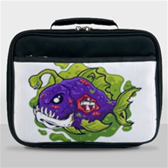 Piranha T-shirtwhite Look Calm Piranha 27 T-shirt Lunch Bag by EnriqueJohnson