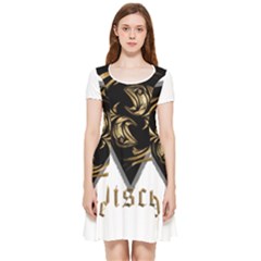 Pisces T-shirtnew Zodiac Pisces T-shirt Inside Out Cap Sleeve Dress by EnriqueJohnson