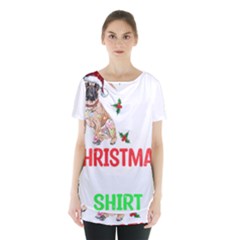 French Bulldog Dog Xmas Pajama T- Shirt French Bulldog Dog Xmas This Is My Christmas Pajama T- Shirt Skirt Hem Sports Top by ZUXUMI