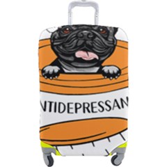 French Bulldog T- Shirt Cute French Bulldog Christma T- Shirt Luggage Cover (large) by ZUXUMI