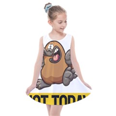 Platypus T-shirtnope Not Today Platypus 37 T-shirt Kids  Summer Dress by EnriqueJohnson