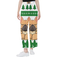 French Bulldog T- Shirt Cute French Bulldog Christmas T- Shirt (1) Women s Pants  by ZUXUMI