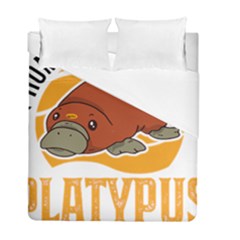 Platypus T-shirtplatypus Home T-shirt Duvet Cover Double Side (full/ Double Size) by EnriqueJohnson