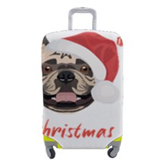 French Bulldog T- Shirt French Bulldog Merry Christmas T- Shirt Luggage Cover (small) by ZUXUMI