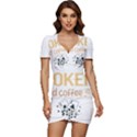 Poker T-shirtif It Involves Coffee Poker T-shirt Low Cut Cap Sleeve Mini Dress View1