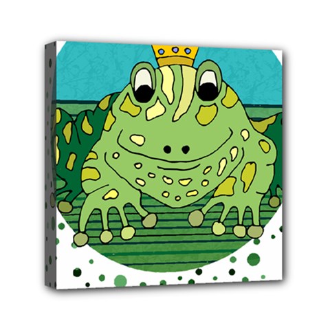 Frog Lovers Gift T- Shirtfrog T- Shirt Mini Canvas 6  X 6  (stretched) by ZUXUMI