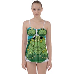 Frog Lovers Gift T- Shirtfrog T- Shirt Babydoll Tankini Set by ZUXUMI