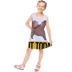 Pomeranian T-shirtnope Not Today Pomeranian 24 T-shirt Kids  Tunic Dress by EnriqueJohnson