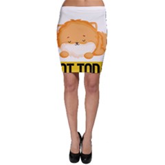 Pomeranian T-shirtnope Not Today Pomeranian 31 T-shirt Bodycon Skirt by EnriqueJohnson