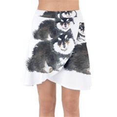 Pomeranian T-shirtsteal Your Heart Pomeranian 52 T-shirt Wrap Front Skirt by EnriqueJohnson