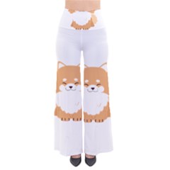 Pomeranian T-shirtwhite Look Calm Pomeranian 13 T-shirt So Vintage Palazzo Pants by EnriqueJohnson