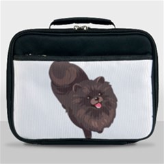 Pomeranian T-shirtwhite Look Calm Pomeranian 41 T-shirt Lunch Bag by EnriqueJohnson