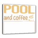 Pool T-shirtif It Involves Coffee Pool T-shirt Canvas 24  x 20  (Stretched) View1