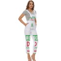 Funny Christmas Sweater T- Shirt Dear Santa My Brother Did It T- Shirt Women s Pinafore Overalls Jumpsuit View3