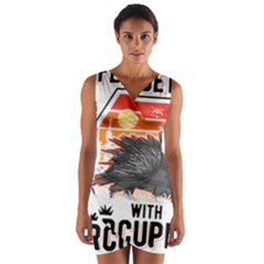 Porcupine T-shirtlife Is Better With Porcupines Porcupine T-shirt Wrap Front Bodycon Dress by EnriqueJohnson