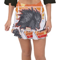 Porcupine T-shirtlife Is Better With Porcupines Porcupine T-shirt Fishtail Mini Chiffon Skirt by EnriqueJohnson