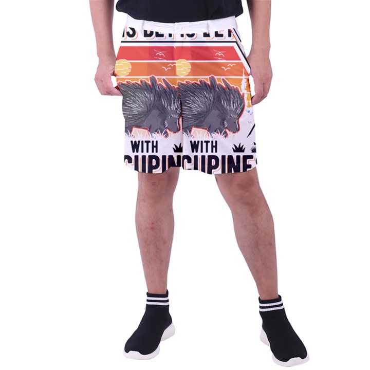 Porcupine T-shirtlife Is Better With Porcupines Porcupine T-shirt Men s Pocket Shorts