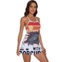 Porcupine T-shirtlife Is Better With Porcupines Porcupine T-shirt 2-in-1 Flare Activity Dress View3