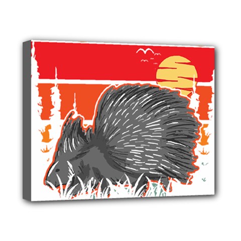 Porcupine T-shirtlife Would Be So Boring Without Porcupines T-shirt Canvas 10  X 8  (stretched) by EnriqueJohnson