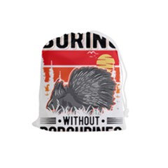 Porcupine T-shirtlife Would Be So Boring Without Porcupines T-shirt Drawstring Pouch (large) by EnriqueJohnson