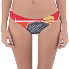 Porcupine T-shirtlife Would Be So Boring Without Porcupines T-shirt Reversible Hipster Bikini Bottoms by EnriqueJohnson