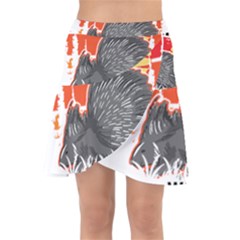 Porcupine T-shirtlife Would Be So Boring Without Porcupines T-shirt Wrap Front Skirt by EnriqueJohnson