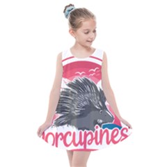 Porcupine T-shirtporcupine Girl T-shirt Kids  Summer Dress by EnriqueJohnson