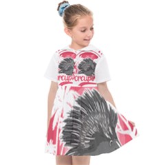 Porcupine T-shirtporcupine Girl T-shirt Kids  Sailor Dress by EnriqueJohnson