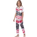 Porcupine T-shirtporcupine Girl T-shirt Kids  Satin Short Sleeve Pajamas Set View1