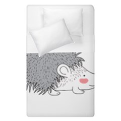 Porcupine T-shirtwhite Look Calm Porcupine 03 T-shirt Duvet Cover Double Side (single Size) by EnriqueJohnson