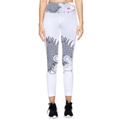 Porcupine T-shirtwhite Look Calm Porcupine 03 T-shirt Pocket Leggings  by EnriqueJohnson