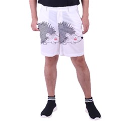 Porcupine T-shirtwhite Look Calm Porcupine 03 T-shirt Men s Pocket Shorts by EnriqueJohnson