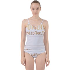 Pottery T-shirtif It Involves Coffee Pottery Potter T-shirt Cut Out Top Tankini Set by EnriqueJohnson