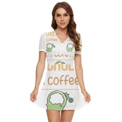 Psychology T-shirtif It Involves Coffee Psychology T-shirt V-neck High Waist Chiffon Mini Dress by EnriqueJohnson