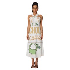 Psychology T-shirtif It Involves Coffee Psychology T-shirt Sleeveless Cross Front Cocktail Midi Chiffon Dress by EnriqueJohnson