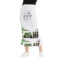 Gaming Controller Quote T- Shirt A Gaming Controller Quote Life Is Better When You Game T- Shirt (3) Maxi Fishtail Chiffon Skirt by ZUXUMI