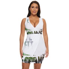 Gaming Controller Quote T- Shirt A Gaming Controller Quote Life Is Better When You Game T- Shirt (3) Draped Bodycon Dress by ZUXUMI