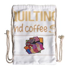 Quilting T-shirtif It Involves Coffee Quilting Quilt Quilter T-shirt Drawstring Bag (large) by EnriqueJohnson