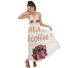 Quilting T-shirtif It Involves Coffee Quilting Quilt Quilter T-shirt Backless Maxi Beach Dress